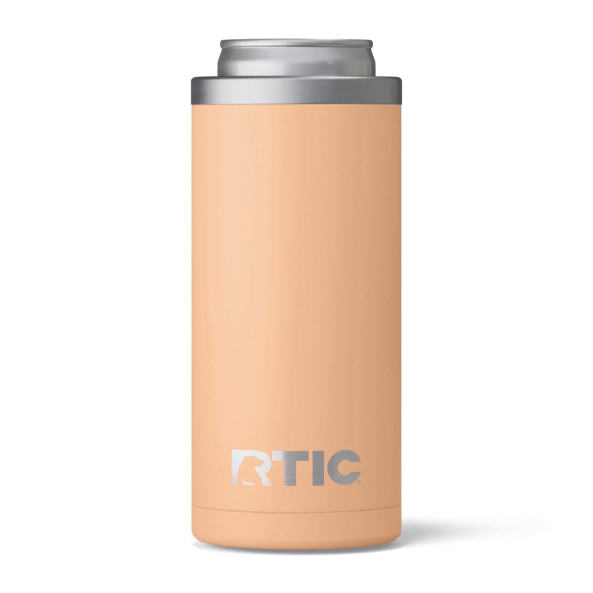 RTIC Skinny Can Cooler, Fits All 12oz Slim Cans, Insulated Stainless Steel, Sweat-Proof, Keeps Cold Longer, Fresh Mint